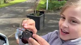 Matilda visits Hadrians Wall