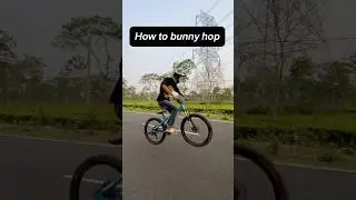 How to Bunny hop! InAny cycle,💯👍#shorts #subscribe #mtbfreestyle #tutorial