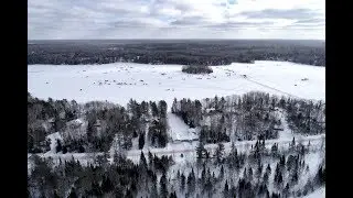 Elk Country ATV Club Ice Fishing Contest | Clam Lake, Wisconsin Ice Fishing