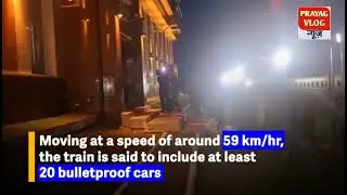 Kim Jong UN's Maybach being parked into armoured train in Russia. #vladimirputin #kimjongun #russia