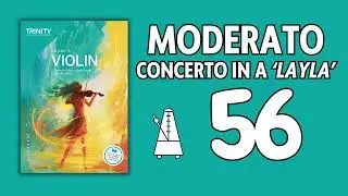 Moderato Concerto in A | Layla | Play Along | Trinity College London Grade 5 Violin Exams from 2025