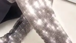 OTK Embellished Black Boots