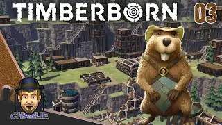 A NEW DISTRICT, AND FOOD CRISIS! - Timberborn Early Access Gameplay - 03