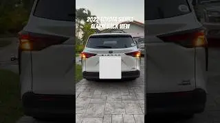 2022 Toyota sienna alarm back view