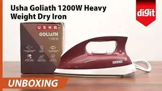 Usha Goliath 1200W Heavy Weight Dry Iron Unboxing