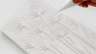 &ldquo;Textured Canvas Art | 3D Relief Painting with Texture Paste&rdquo;Part 1