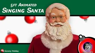 Gemmy Christmas 2002 5ft Animated Singing Santa (Life Size Dancing Santa) ORIGINAL MODEL