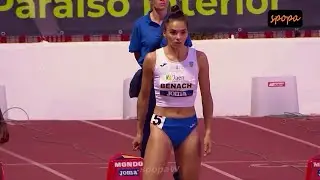 X&egrave;nia Benach dazzles the crowd with a bronze medal win in the 100m hurdles final at World Athletics