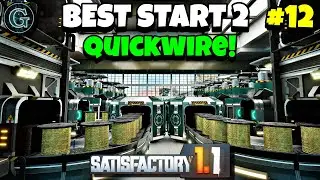 Quickwire Caterium Factory! Satisfactory 1.1 Best Start 2 #12