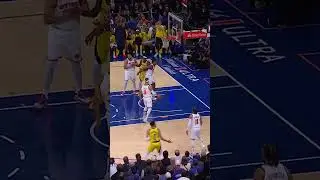 Tyrese Haliburton Knocks Down Corner 3 at Knicks 🏹