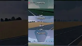 Helicity #vs Chased vs Twisted Tornado Comparison 🌪️