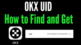 How to find and get okx UID / okx exchange user id / okx uid