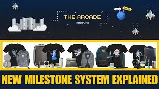 Google Cloud Arcade New Milestone System Explained || Free Swags & Goodies || More Bonus Point