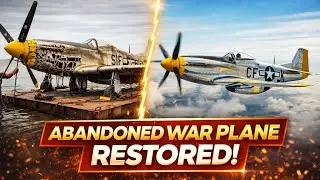 From Sea Wreck to War Legend | 1940 P-51 Mustang Fighter Aircraft Full Restoration