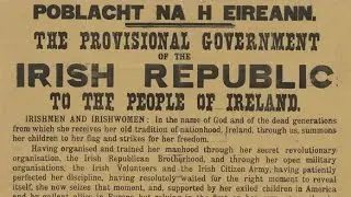 A Rare Copy of the Proclamation of the Irish Republic