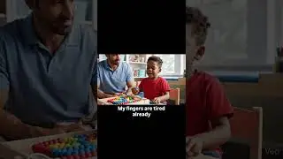 Fine Motor Fatigue in record time 😂 #comedy #yt #ot #occupationaltherapy #ytshorts #therapy #funny