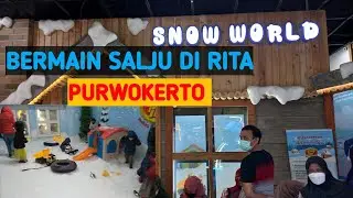 BERMAIN SALJU DI RITA SUPERMALL// MALL TERBESAR DI PURWOKERTO #snowworld
