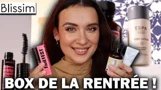 BLISSIM BOX DE SEPTEMBRE : UNBOXING ! BENEFIT FAN FEST, ESPA, DAVINES ET PLUS !