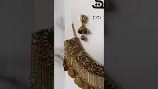 Golden Traditional Coin Set By Seep Collection  #seepcollections #jewelry #shorts #ytshorts #fashion
