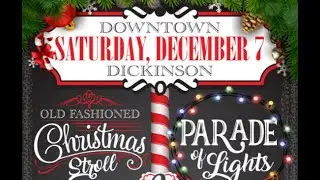 Downtown Dickinson Association | Christmas Stroll & Parade of Lights | Dickinson, ND