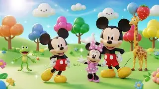Mickey Mouse & Miss Mickey’s Colorful Fun Adventure 🎉🐭❤️