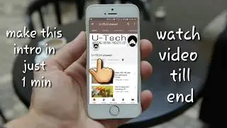 Make Subscribe & Bell Intro in just 1 min
