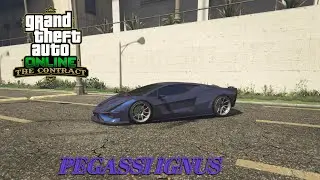 GTA 5 ONLINE - THE CONTRACT |  (Customization) - NEW PEGASSI IGNUS (LAMBORGHINI SIAN )