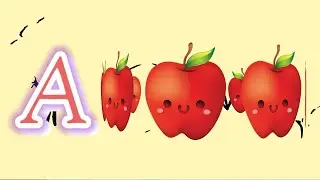 Learn ABCD 🎵song/ Alphabet with hania kids show/educational ABC Alphabet Video / A for apple.