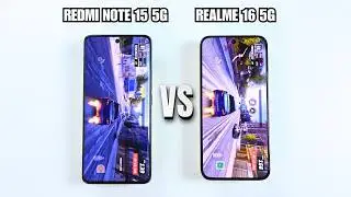 Redmi Note 15 5G vs Realme 16 5G Speedtest | Display, Performance & Camera Comparison