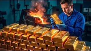 Inside the Gold Refining Plant How Rock Turns Into Pure 24K Gold Bars Full Process