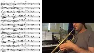 Jazz patterns (II-V-I - 3rd) #4 Trumpet Trompeta Tromba