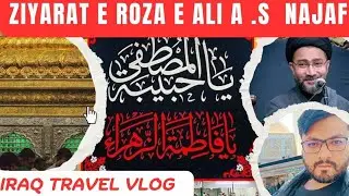 Roza Mola Ali Ziyarat with Molana Shahnsha Naqvi  |2nd Vlog Najaf Ziyarat | Iraq Travel Vlog|