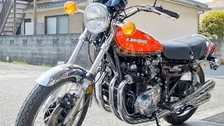 kawasaki Z2 ［ゼッツー］フルレストア 納車おめでとうございます✨ 想像からのカスタム🎵カスタムバイクショップ［ノムラ］ カスタムパーツ製作 TEL079-233-7745