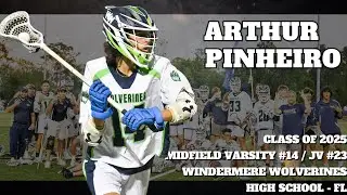 Arthur Pinheiro Windermere Wolverines Lacrosse 2023 Highlights