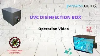Jainsons Lights 150 Liters UVC box Operation