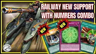 BEST COMBO! Railway Deck Xyz Combo Using Number Cards | Duel Links