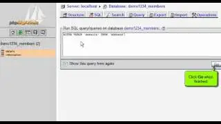 Running SQL queries on a database with phpMyAdmin (Flipper Host)