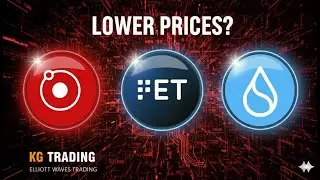 SUI, RENDER & FET | FURTHER LOWER PRICES AHEAD ?! POSSIBILITIES & TARGETS IN ELLIOTT WAVE ANALYSIS