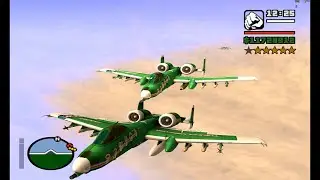 GTA SA. Fairchild Republic YA-10A Thunderbolt II (MOD)