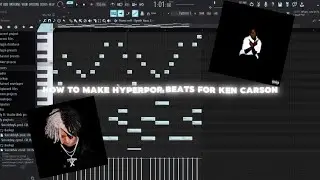 how to make hyperpop beats for Ken Carson using stock plugins