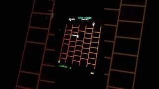 AMIDAR ARCADE. GETTING THE 5K BONUS #gaming #arcade  #retro #gameplay#amidar #arcadeplay#konami