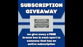 Brothers In Cards April Pack Randomization