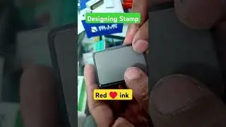 Personalized logo Stamp Pre inked &hearts;️ ink #inkstamp #shortvideo