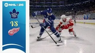 Toronto MAPLE LEAFS @ Detroit RED WINGS (21/01/26) 🏒 NHL 26 Gameplay #nhl26 #nhlpredictions 