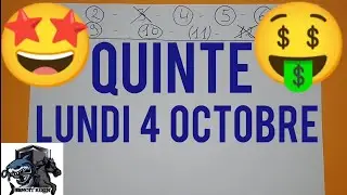 PRONOSTIC PMU QUINTE LUNDI 4 OCTOBRE 2021 QUINTE DU JOUR
