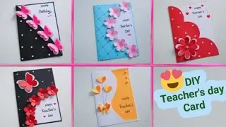 DIY Happy Teacher's day card ideas easy 2024 / Teacher's day card making ideas / Teacher's day gift