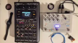 Ambient improvisation using asynchronous loops on the SP 404 mk2 and Hologram Microcosm