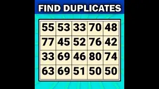 【Number Search】 | Find the same number | Dementia prevention quiz | Dementia test
