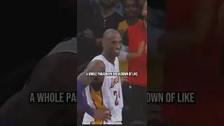 Paul George gives his Biggest regret about Kobe😳 #ripmamba