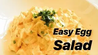 Easy Egg Salad/ Low Carb, Gluten Free/ KETO